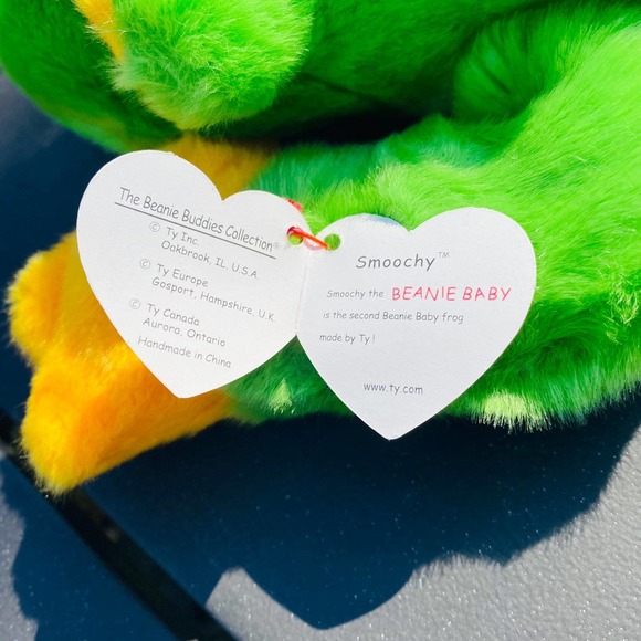 Ty Beanie Babies Smoochy The Frog - Picture 5 of 5